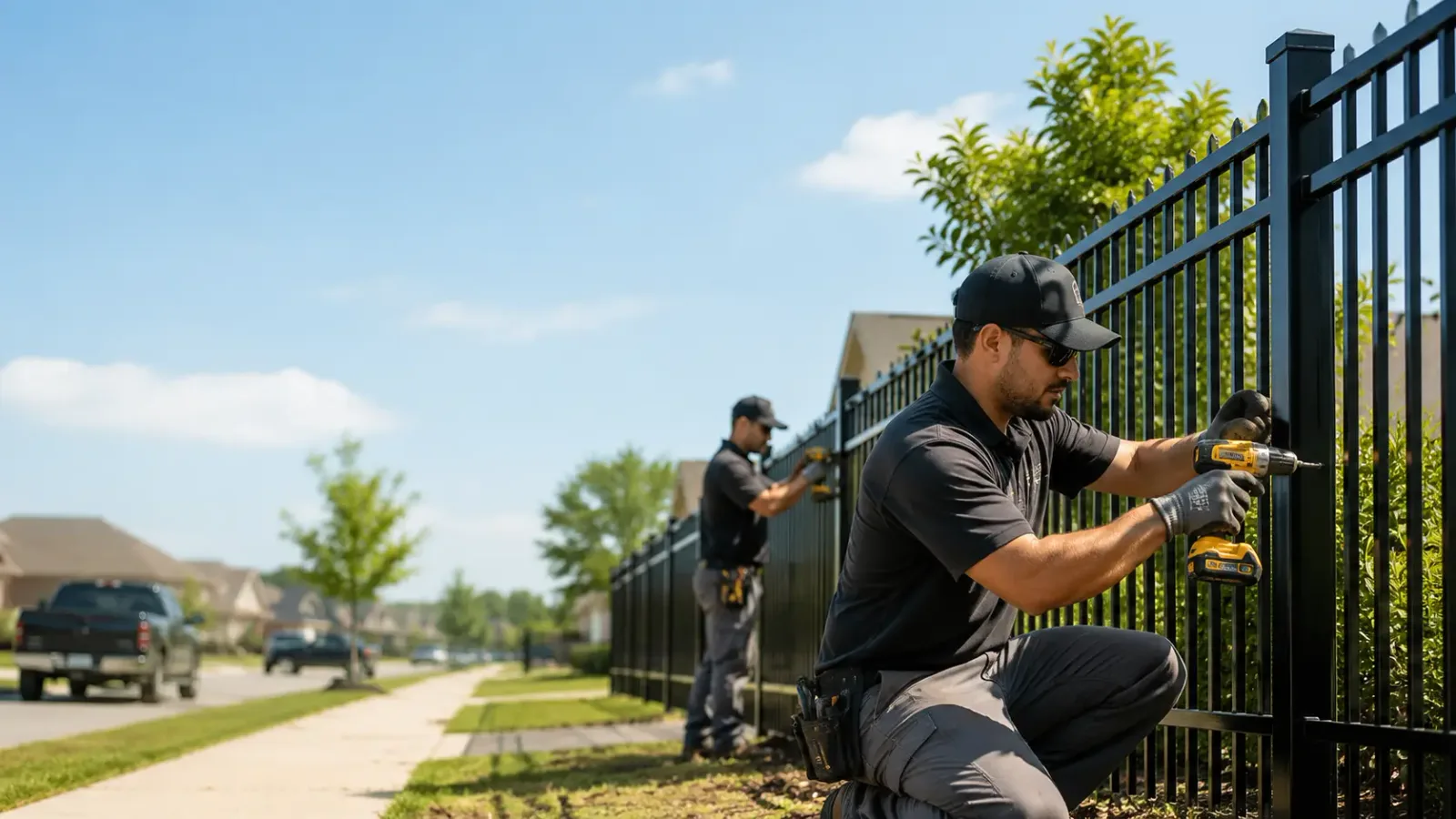 Metal Fence Installation in Erath, LA